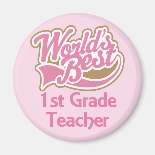 Wereld beste docent eerste graad magneet (Voorkant)