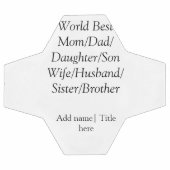 Wereld beste moeder echtgenoot vrouw vader dochter voetbal (Enkel)