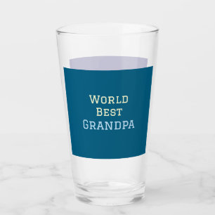 Wereld beste opa voeg naam tekst sport tekst eenvo glas
