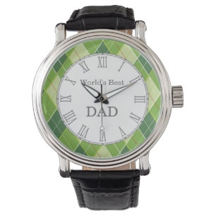 Wereld beste pap-golfhorloge horloge