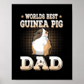 Wereld beste pap pap papegaaiige eigenaar vaders poster (Voorkant)