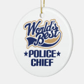 Wereld Beste politiecommandant Ornament Keepomwill (Links)