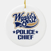 Wereld Beste politiecommandant Ornament Keepomwill (Achterkant)