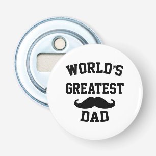 Wereld beste vader button flesopener