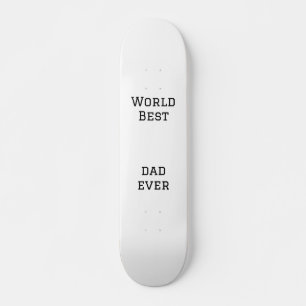 Wereld beste vader ooit dikke naam tekst sport tek skateboard