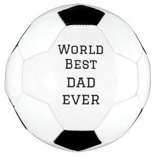 Wereld beste vader ooit dikke naam tekst sport tek voetbal