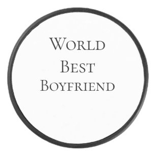 Wereld beste vriend echtgenoot man valentijnsdag m hockey puck