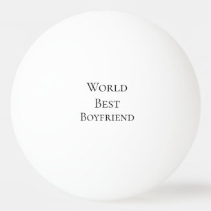 Wereld beste vriend echtgenoot man valentijnsdag m pingpongballen
