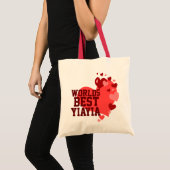 Wereld Beste YiaYia Gepersonaliseerd Tote Bag (Voorkant (product))