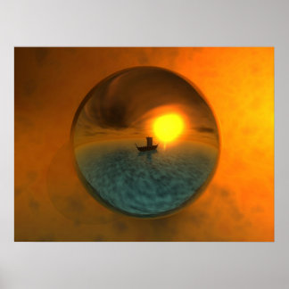 Wereld binnen poster