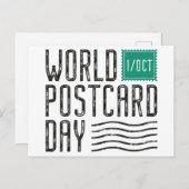 Wereld Briefkaart Dag (Voorkant / Achterkant)