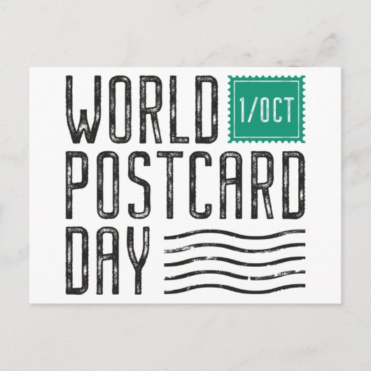 Wereld Briefkaart Dag (Voorkant)