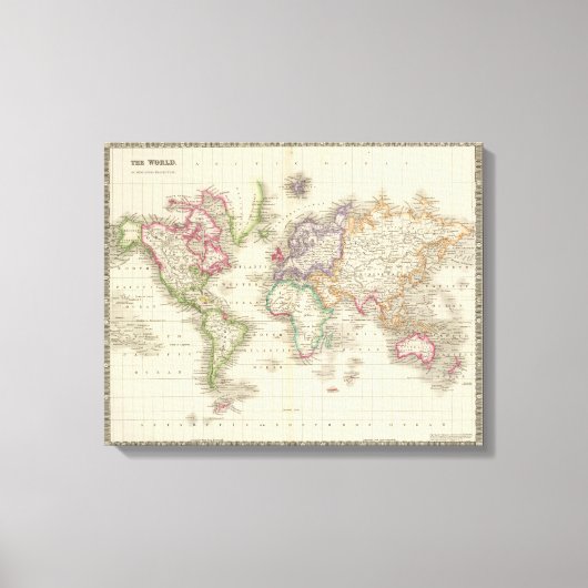 Wereld Canvas Afdruk (Voorkant)