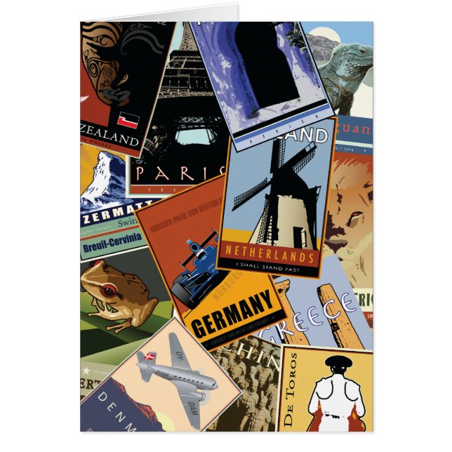 Wereld collage (Voorkant)