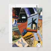 Wereld collage briefkaart (Voorkant / Achterkant)