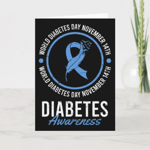 Wereld Diabetes Dag November Ziektebewustzijn Insu Kaart