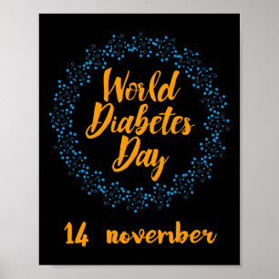Wereld Diabetes Dag Poster