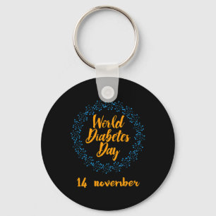 Wereld Diabetes Dag Sleutelhanger