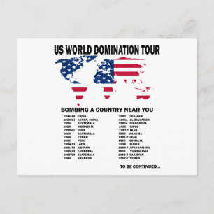 Wereld Dominatietour Briefkaart