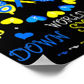 Wereld down Syndrome Day Awareness Sockets Direct Poster (Hoek)