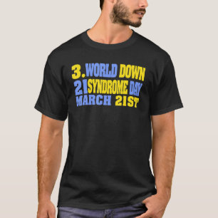 Wereld down Syndrome Day Awareness Sockets Direct T-shirt