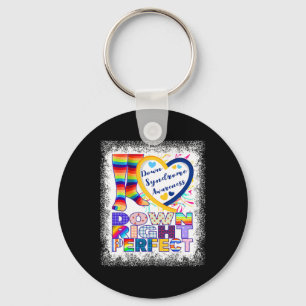 Wereld Down Syndroom Dag Rock Your Socks T21 bewus Sleutelhanger