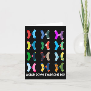 Wereld Down Syndroom Dag Sokken WDSD Kaart