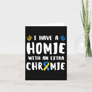 Wereld Down Syndroom Dag Trisomie 21 Lint Extra Ch Kaart