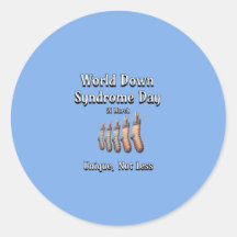 Wereld Down Syndroom Dag. Uniek, niet minder