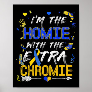 Wereld Down Syndroom Dag Vriend Met Een Extra Chro Poster