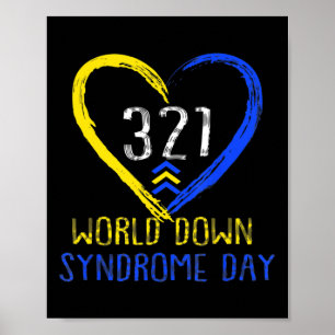 Wereld Downsyndroom Bewustzijnsdag Liefde 3 Poster