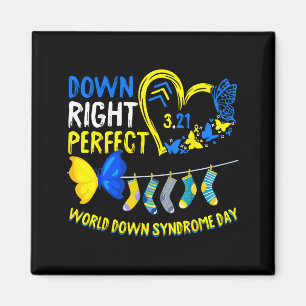 Wereld downsyndroom dag 21 maart down juist perfec magneet
