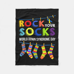 Wereld Downsyndroom Dag Je Sokken Bewustzijn Fleece Deken