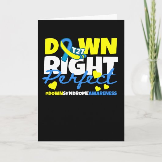 Wereld Downsyndroom Dag Kaart (Voorkant)