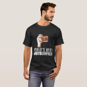 Wereld Fotograaf Camera Fotografie Lover T-shirt (Voorkant volledig)