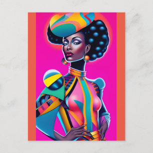 Wereld Getrapte Composure Ken Gage Art Briefkaart