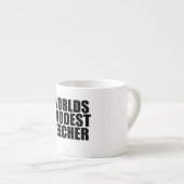 Wereld goedste teecher espresso kop (Voorkant rechts)