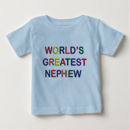 Wereld Groot Nephew Baby T-shirt