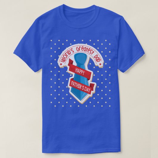 Wereld Groot vaders Dag 2 Cadeauidee T-shirt (Design voorkant)