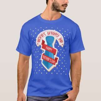 Wereld Groot vaders Dag 2 Cadeauidee T-shirt