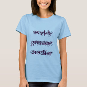 wereld grootmoeder t-shirt