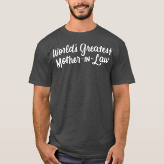 Wereld grootste moeder in de wet grappige gezinsto t-shirt