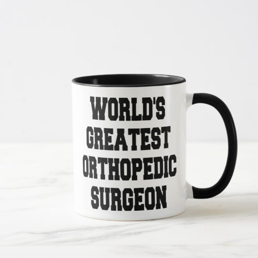 Wereld grootste orthopedische chirurg mok (Rechts)