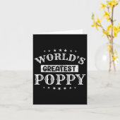 Wereld grootste papavervaders dag opa Mannen Kaart (Gele Bloem)