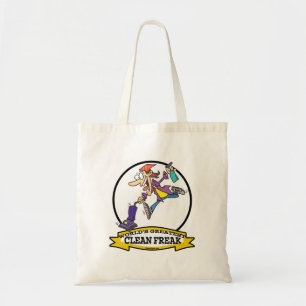 WERELD GROOTSTE SCHALIGE VROUWEN CARTOON TOTE BAG