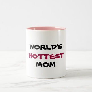 WERELD, HOTTEST, MOM-mok Tweekleurige Koffiemok