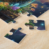Wereld in een fles legpuzzel (Zijkant)