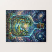 Wereld in een fles legpuzzel (Horizontaal)