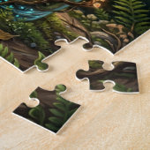 Wereld in een fles legpuzzel (Zijkant)