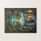 Wereld in een fles legpuzzel (Horizontaal)